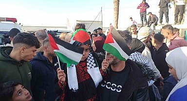 İsrail'in serbest bıraktığı 16 Filistinli Gazze'de