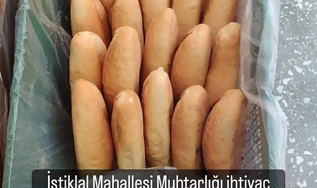 İstiklal Mahallesi'nde ihtiyaç sahiplerine ekmek dağıtacak