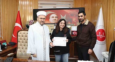 İtalyan Martina, Elazığ'da İslamiyet'i seçti