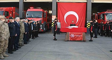 İtfaiye Eri Doğan, son yolculuğuna uğurlandı