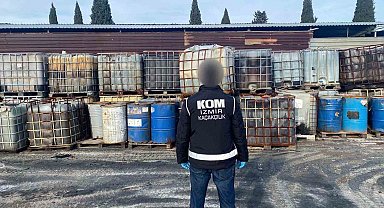 İzmir'de kaçak akaryakıt operasyonu