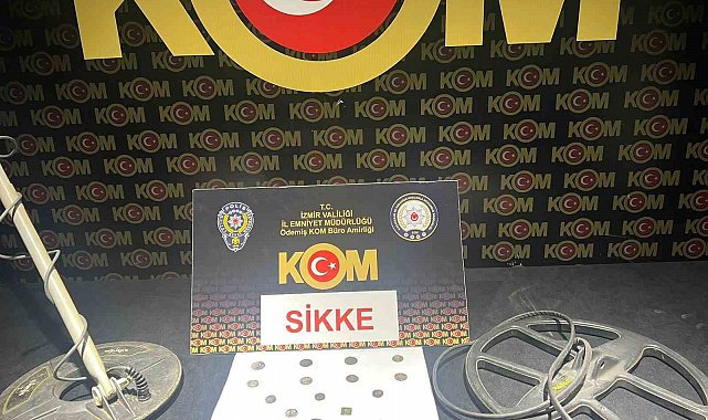 İzmir'de tarihi eser kaçakçısının evine baskın