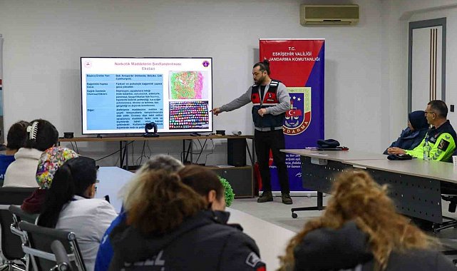 Jandarma ekiplerinden firma çalışanlarına seminer