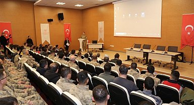 Jandarma personeline sağlıklı yaşam bilgilendirmesi