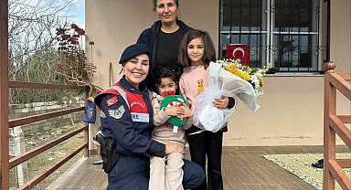 Jandarma, şehit ailesini unutmadı
