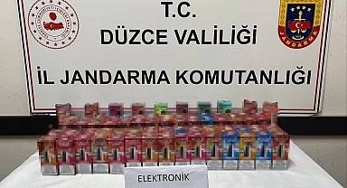 Jandarmadan kaçak elektronik sigara operasyonu
