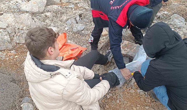 Kahramanmaraş'ta kayalıklardan düşen çocuk yaralandı