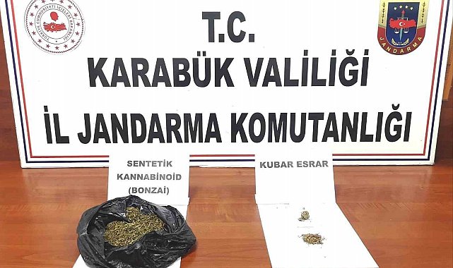 Karabük'te uyuşturucu operasyonu