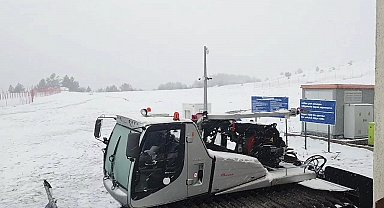 Karabük'ün yüksek kesimlerinde kar yağışı etkili oluyor