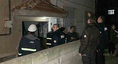 Karaman'da 4 katlı binada yangın paniği