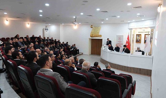 Karaman'da İl Koordinasyon Kurulu yılın ilk toplantısını yaptı