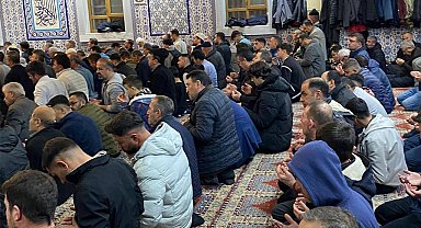 Karapınar'da Miraç Kandilinde camiler doldu