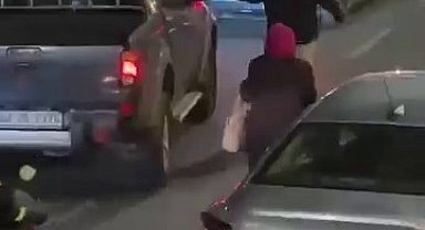 Kartal'da trafikte kavga