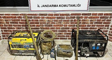 Kastamonu'da kaçak kazı yapan 5 kişi yakalandı