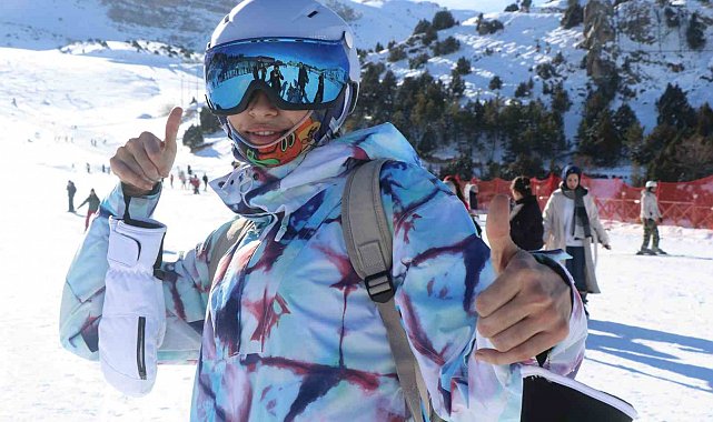 Kayak merkezlerinde kar kalınlığı; Palandöken 125, Ergan 108 cm