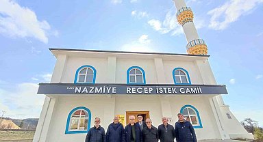 Keşan'da hayırseverlerin yaptırdığı cami ibadete açıldı