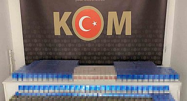 Kocaeli'de bin 350 paket gümrük kaçağı sigara ele geçirildi