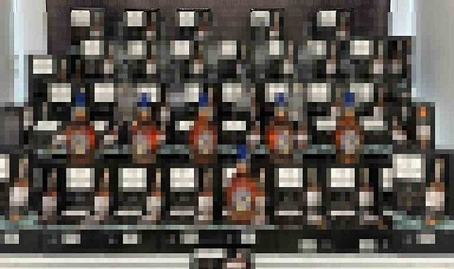 Kocaeli'nde 316 litre sahte rakı ve viski ele geçirildi