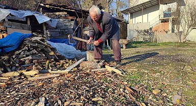 Komşuları izin vermedi, evine doğalgaz bağlatamadı