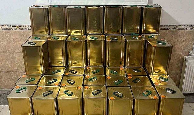 Konya'da bin 800 litre sahte zeytinyağı ele geçirildi