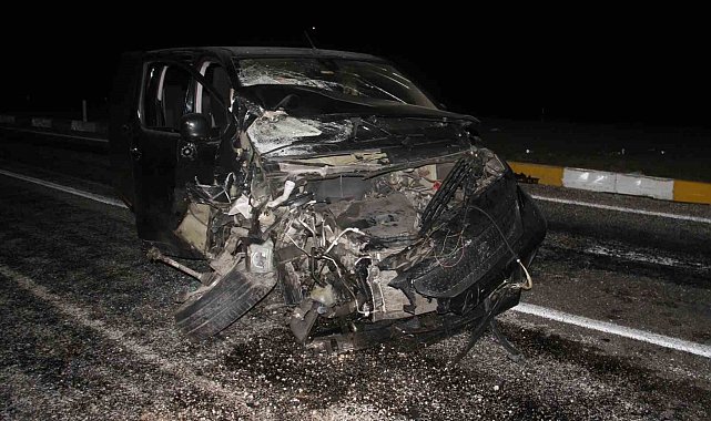 Koreli turistleri taşıyan minibüs ile otomobil çarpıştı: 1 ölü, 7 yaralı