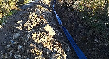 Köyün içme suyu hattı tamamlandı
