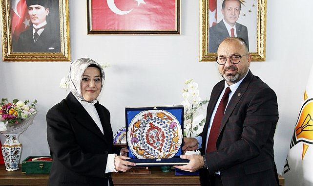 Kütahya OSB yönetiminden Başkan Ceyda Çetin Erenler'e tebrik ziyareti