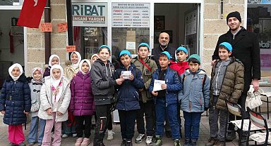 Kütahya'da Kur'an kursu öğrencilerinden Gazze'ye destek