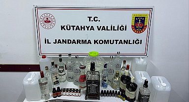 Kütahya'da sahte içki operasyonu: 1 gözaltı
