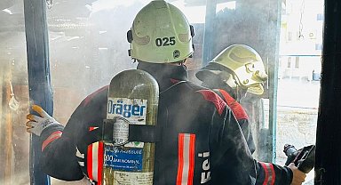 Malatya'da çatı yangını