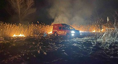 Malatya'da otluk alanda yangın