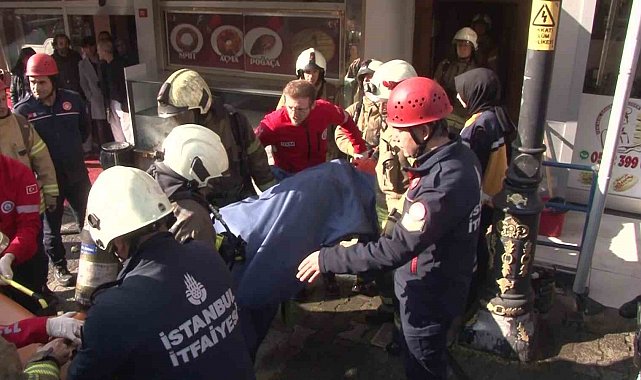 Maltepe'de çatı yangını: 1 ağır yaralı