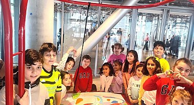 Maltepeli çocuklar İstanbul Modern'i ziyaret etti