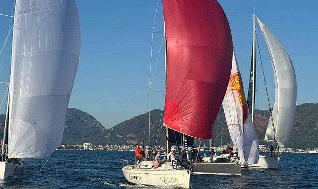 Marmaris'te kış trofesi rüzgarla başladı