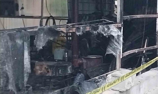 Mersin'de iş yerinde uyuyan genç yanarak hayatını kaybetti