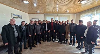 MHP İl Başkanı Yurdagül, Pasinler'de muhtarlarla bir araya geldi