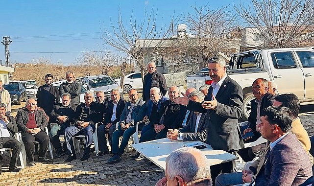 Milletvekili Alkayış, muhtarlar ve köylülerle bir araya geldi