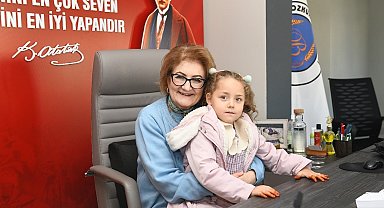 Miniklerden Başkan Teyzelerine anlamlı ziyaret