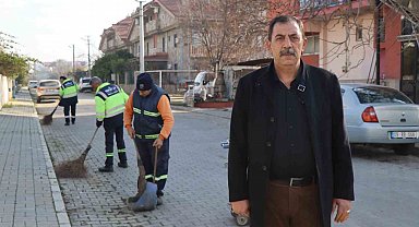 Nazilli Belediyesi ekipleri Dallıca'da temizlik çalışması gerçekleştirdi