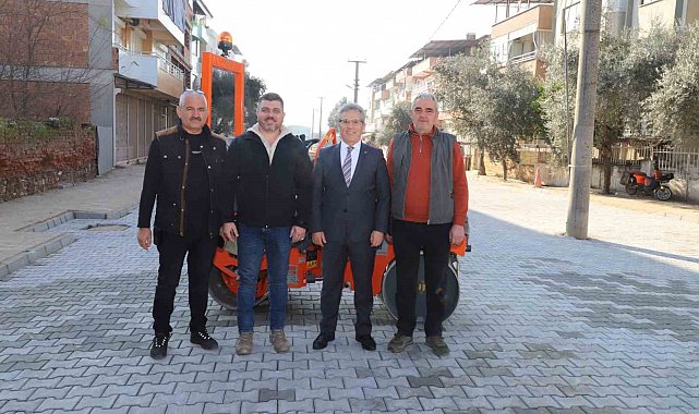 Nazilli Belediyesi'ne yeni bir silindir makinesi kazandırıldı