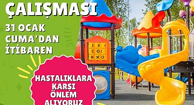 Nazilli'de çocukların oyun alanları dezenfekte edilecek