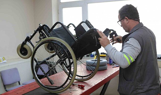 Nilüfer'de tekerlekli sandalye tamir hizmetine büyük ilgi