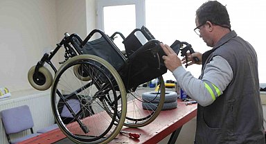 Nilüfer'de tekerlekli sandalye tamir hizmetine büyük ilgi