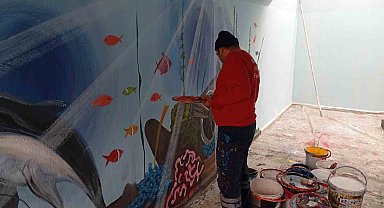 Nurlupınar alt geçidi sanatla güzelleşti