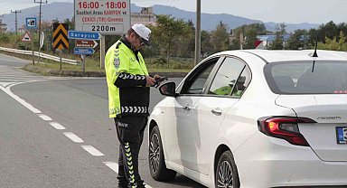 Ordu'da bir haftada 12 binden fazla araç ve sürücüsü denetlendi
