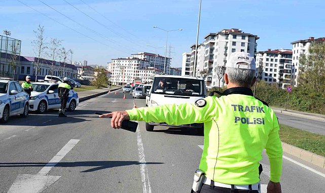 Ordu'da bir haftada yaklaşık 17 bin araç ve sürücüsü denetlendi