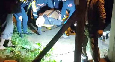 Ordu'da uçurumdan düşen Alzheimer hastası şahıs itfaiye ekiplerince kurtarıldı