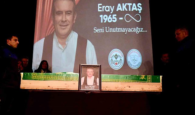 Organları ile umut olan tiyatrocu Eray Aktaş son yolculuğuna uğurlandı