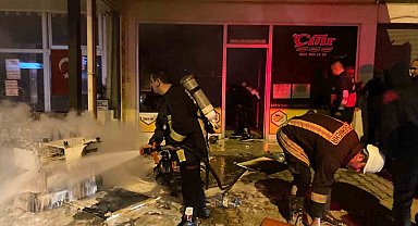 Osmaniye'de iş yerinde çıkan yangın söndürüldü