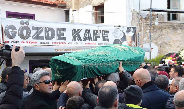 Otel yangınında hayatını kaybeden anne ve kızı gözyaşlarıyla uğurlandı